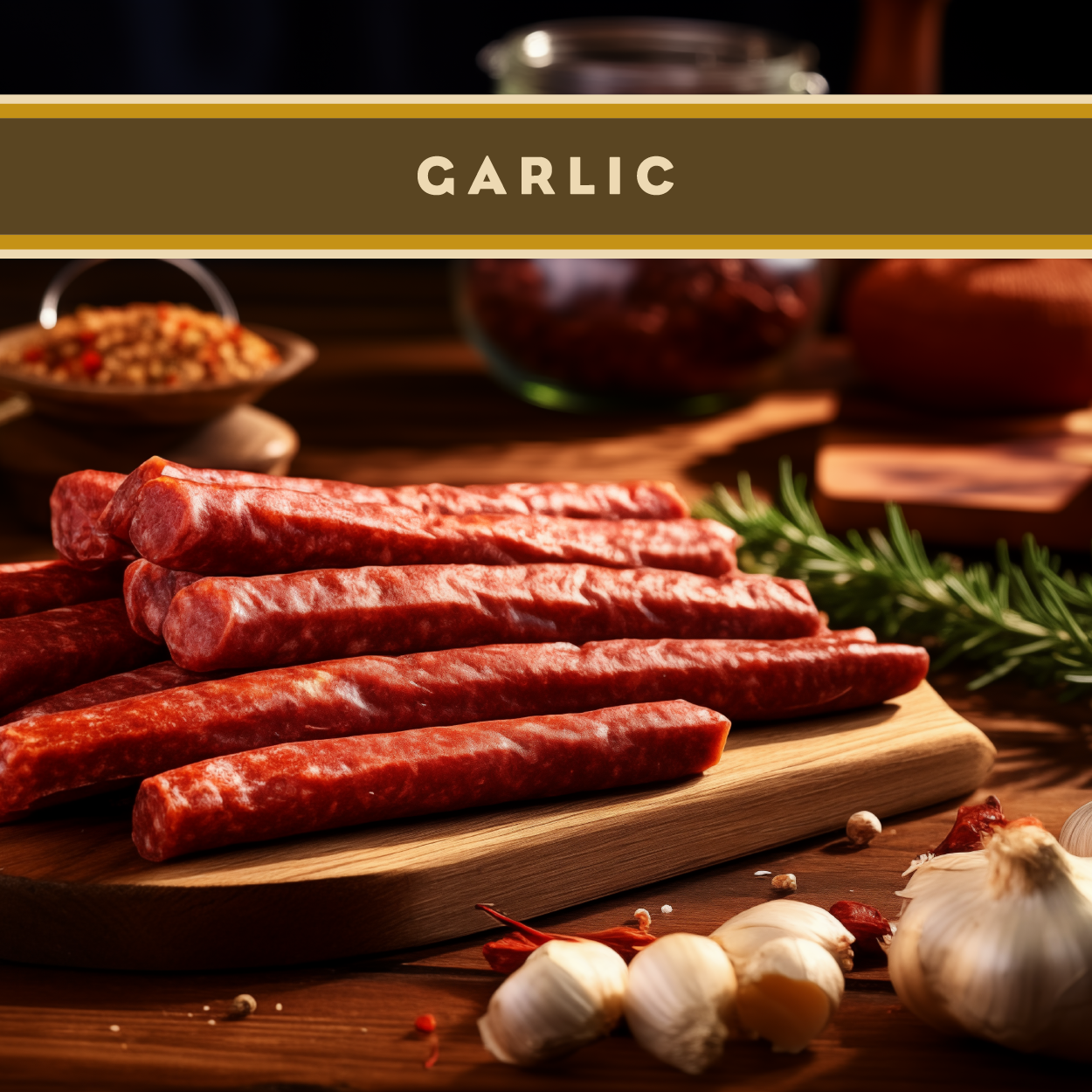 Wisconsin Garlic Beef Stick