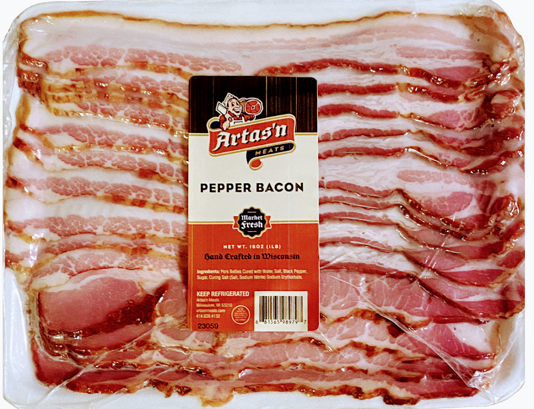 Pepper Slab Bacon Sliced