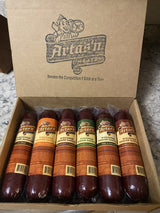 Six 12oz All-Beef Summer Sausages in Assorted Flavors